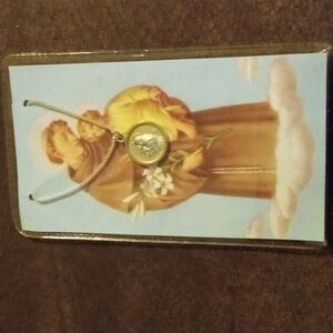 Brand New St. Anthony Pendant Necklace
